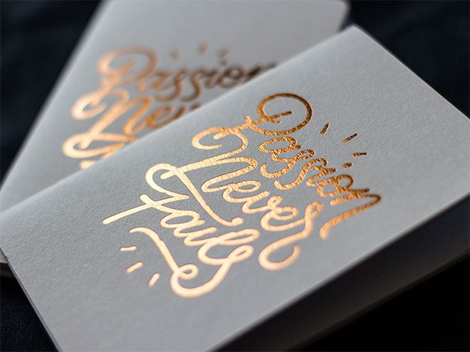 Hot Foil Gold