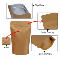 Kraft Paper Pouches