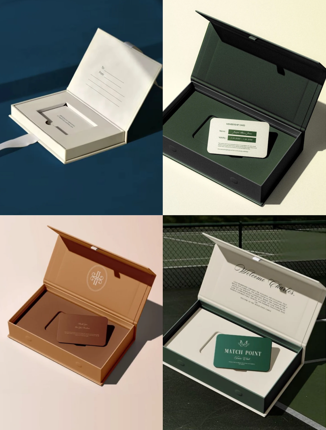 Custom Book Style Rigid Boxes